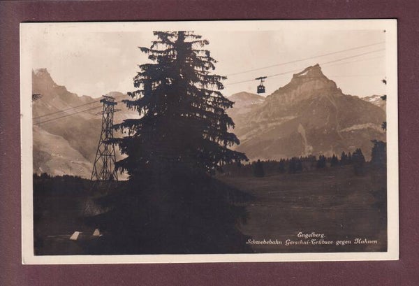 Engelberg - Schwebebahn GERSCHNI-TRÜBSEE - Hahnen - 1929