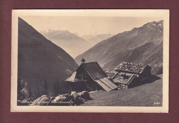 KAPELLE AUF HOCKENALP - 1922