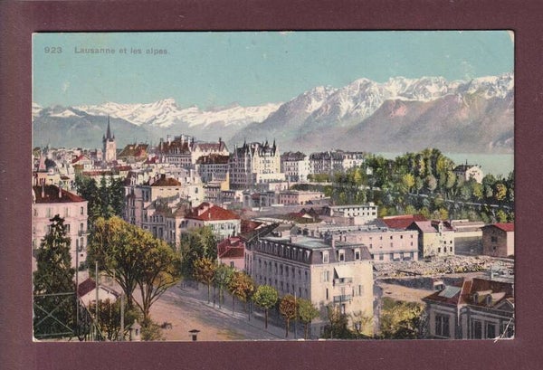 LAUSANNE et les Alpes - 1909
