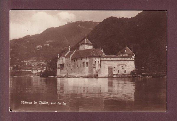Château de CHILLON depuis le lac - 1931