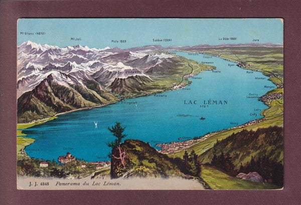 MONTREUX et le LAC LEMAN - 1916
