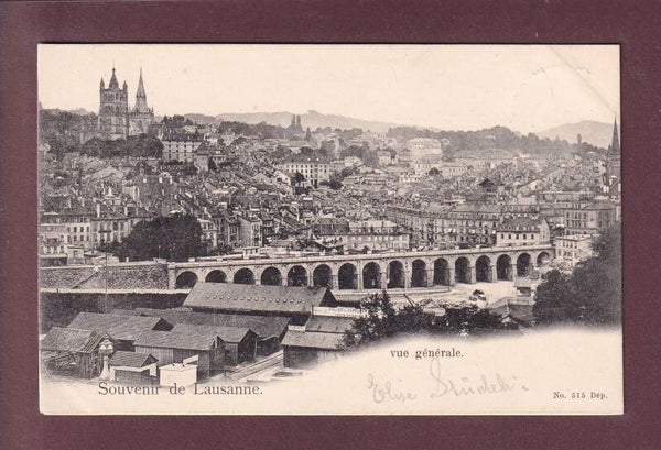 Souvenir de LAUSANNE - 1903