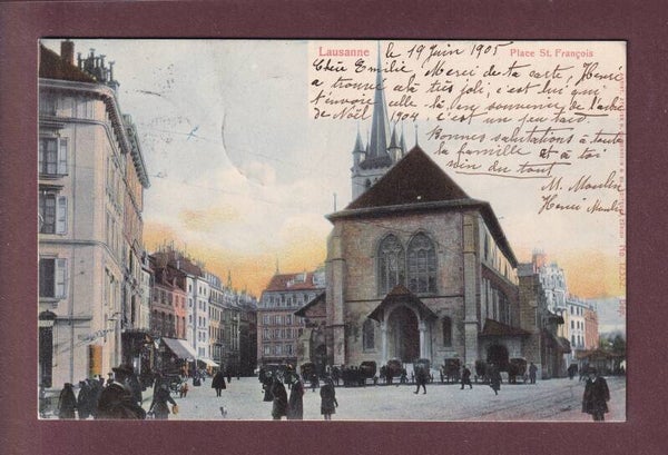 LAUSANNE - Place St. François - 1905