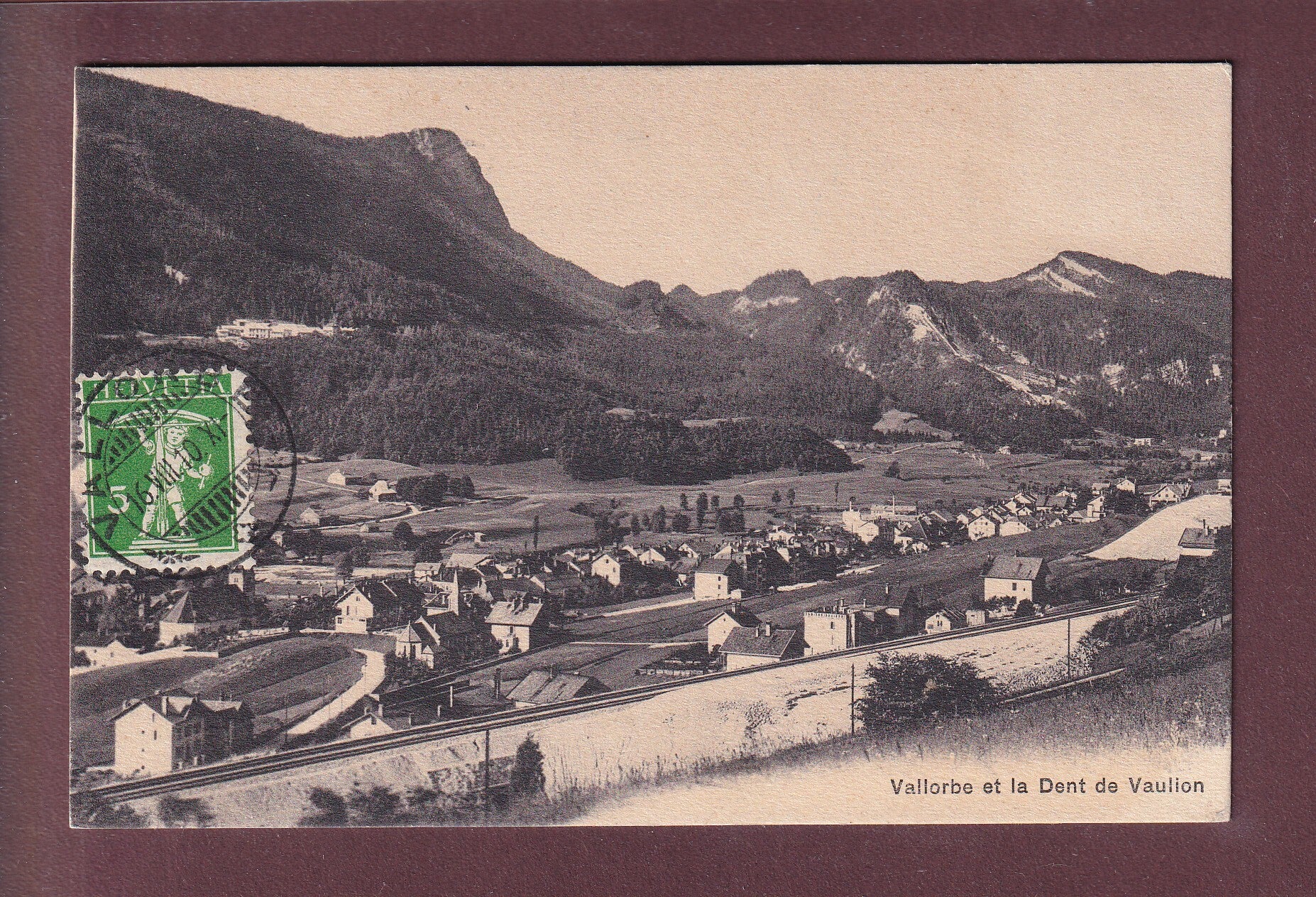VALLORBE - Dent de Vaulion - 1910