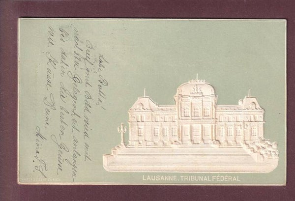 LAUSANNE - Tribunal Fédéral - Relief - 1901