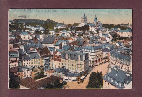 LAUSANNE - Ville-Haute - 1913