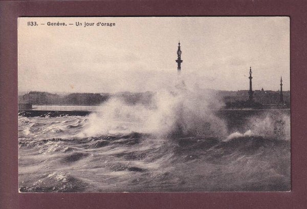 GENEVE - Jour d'orage