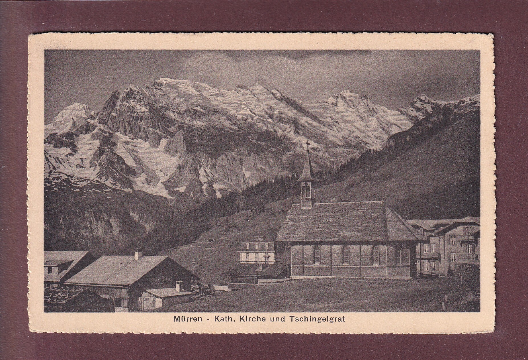 MÜRREN - Kirche - Tschingelgrat