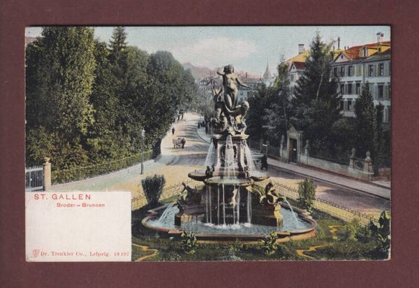 ST. GALLEN - Broder-Brunnen - 1907