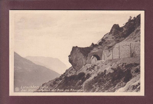 Lötschbergbahn - VIKTORIAFELSEN