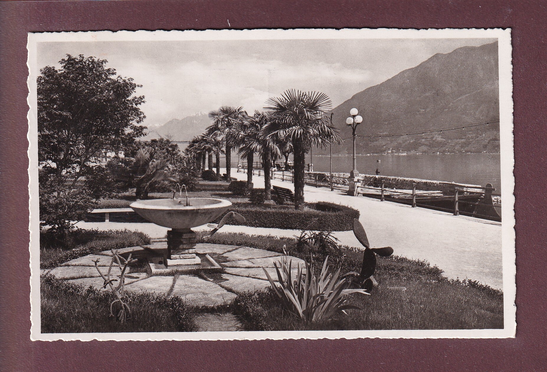 LOCARNO - Quai - 1946