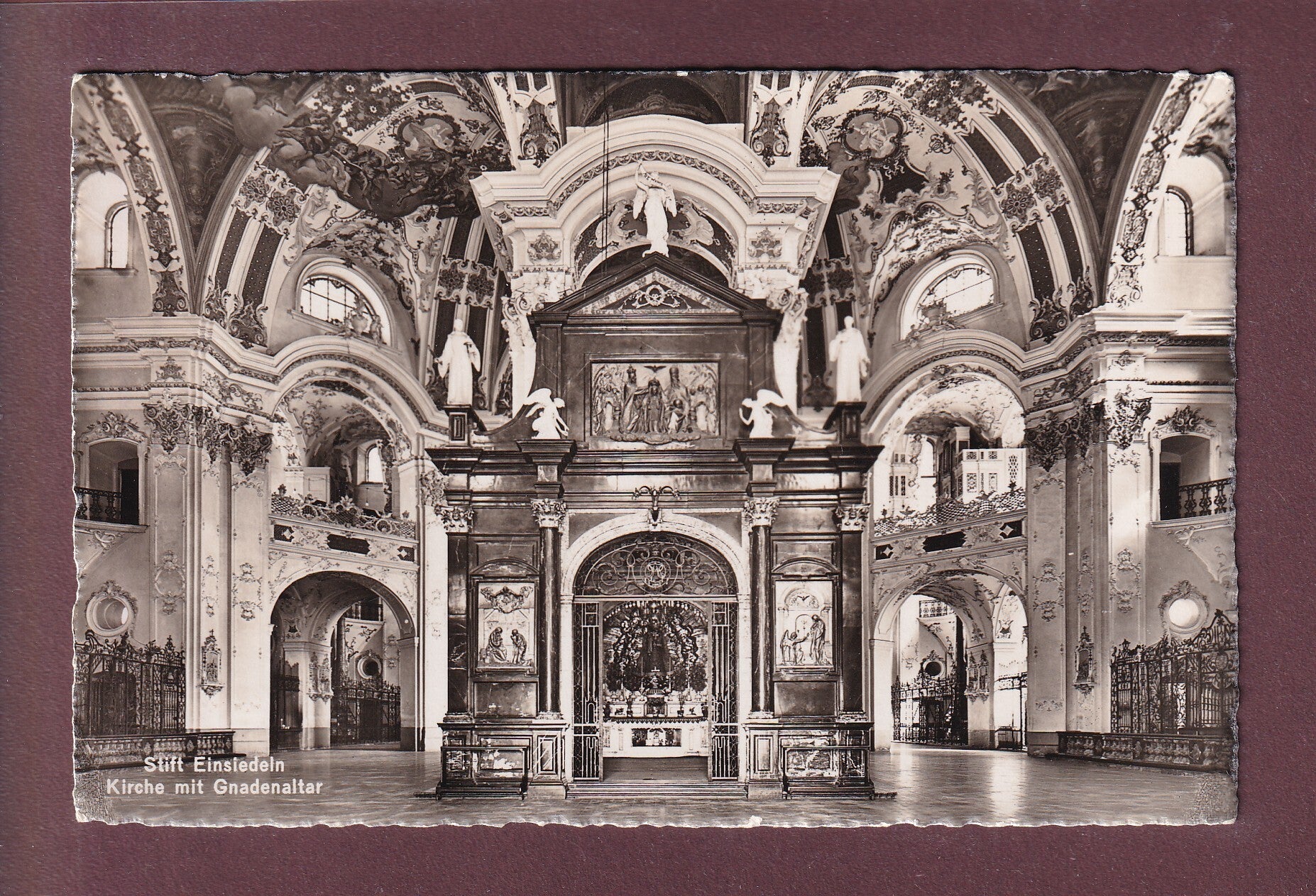 EINSIEDELN - Stift - Kicrhe und Gnadenaltar - 1941