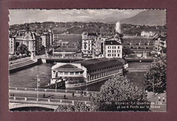 GENEVE - Quartier de l'Île - 1944