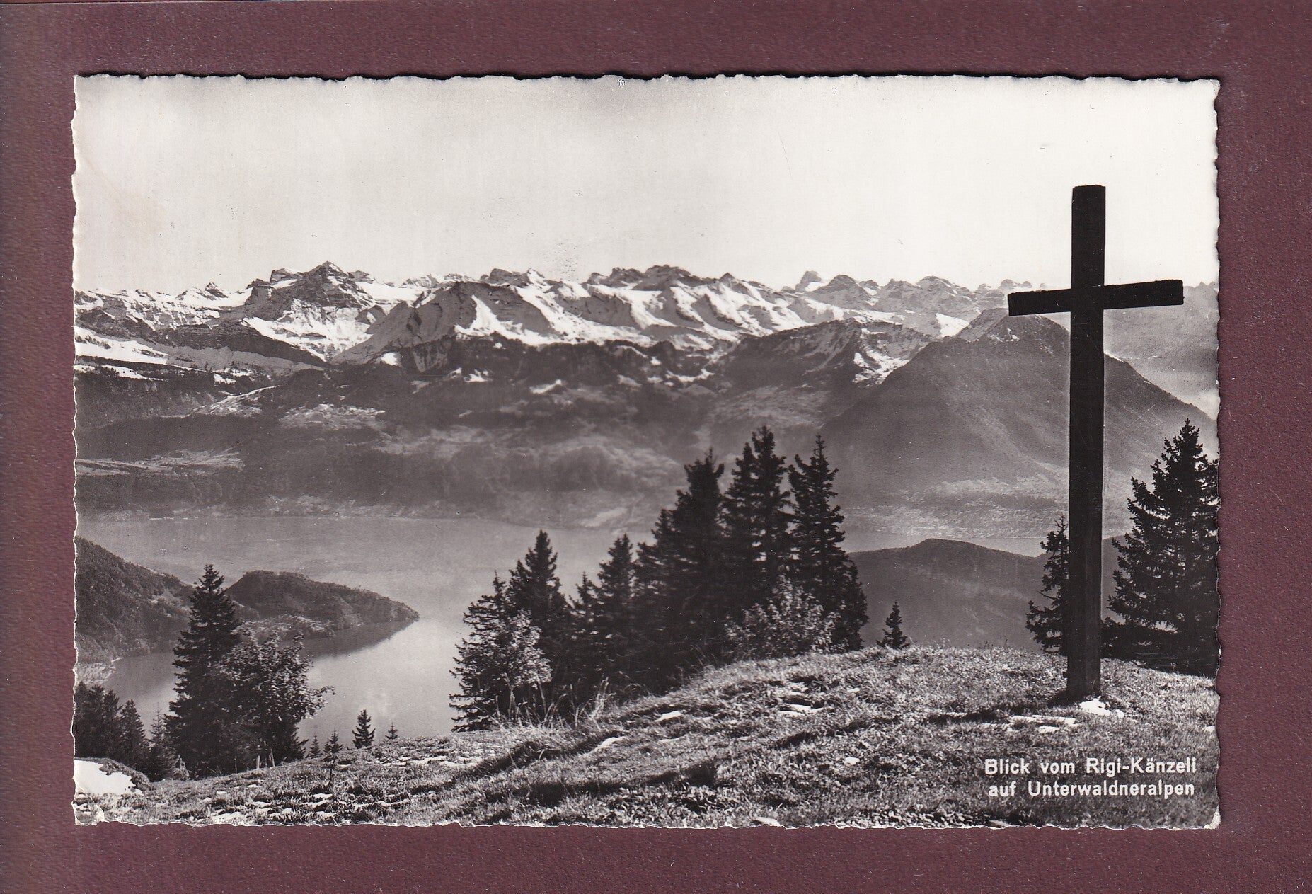 Blick vom RIGI-KÄNZELI - 1941