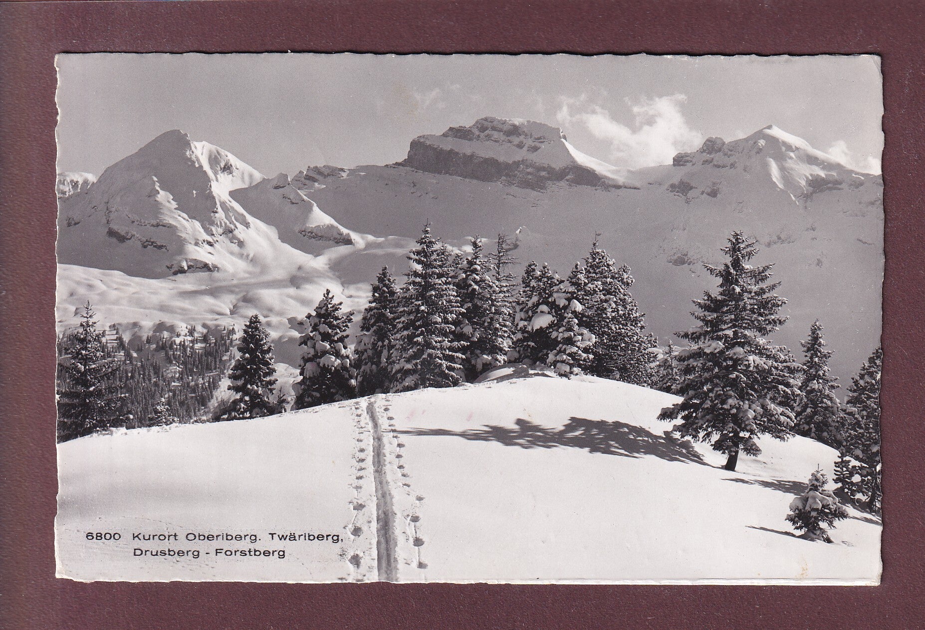 OBERIBERG - Twäriberg - Drusberg - Forstberg - 1957