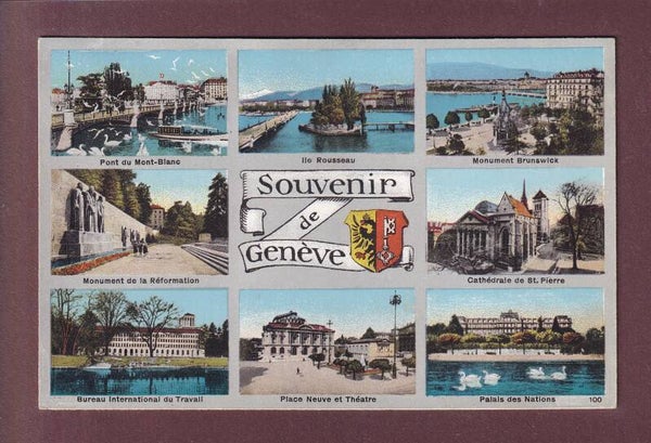 Souvenir de GENEVE - 8 images - 1929
