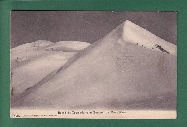 BOSSE DU DROMADAIRE et Sommet du MONT-BLANC - 1915