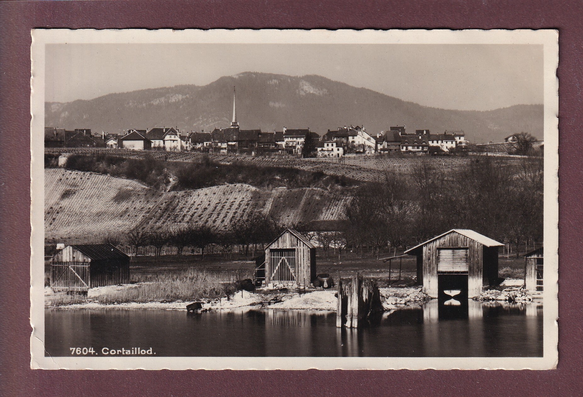 CORTAILLOD vu du lac - Feldpost