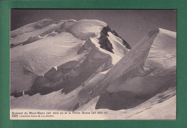 SOMMET DU MONT-BLANC et Petite Bosse - 1913