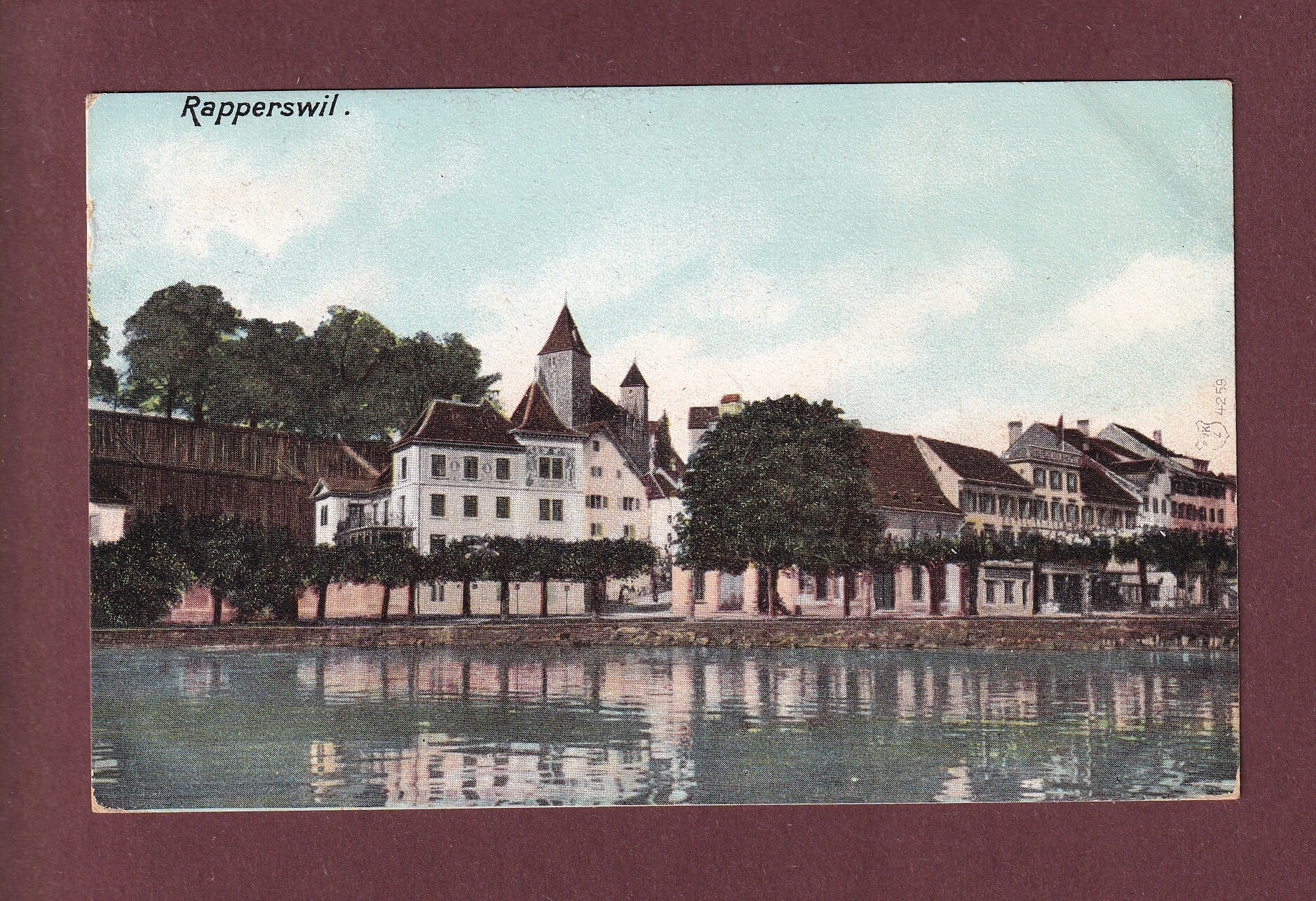 RAPPERSWIL - 1906 Hotel Stempel