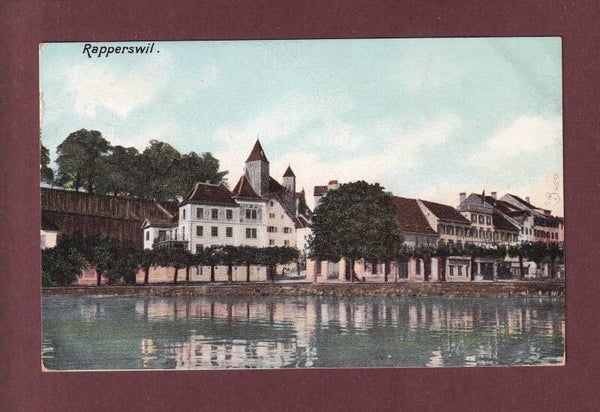 RAPPERSWIL - 1906 Hotel Stempel