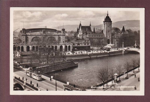 ZÜRICH - Hauptbahnhof - Tram - 1941