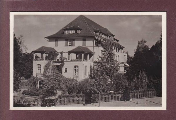 RORSCHACH - Krankenhaus - 1933