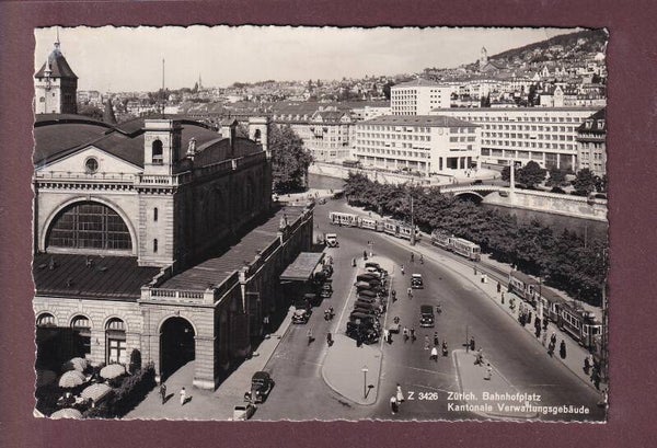 ZÜRICH - Bahnhofplatz - Tram // Eckbug //