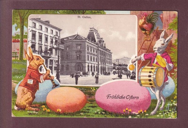 ST. GALLEN - Ostern - 1915