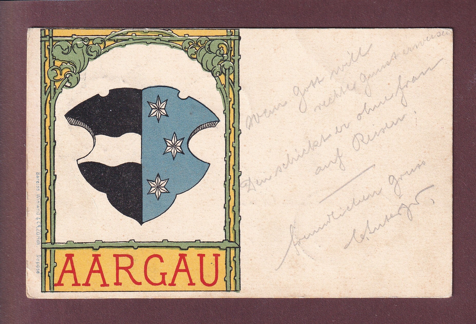 AARGAU - 1898