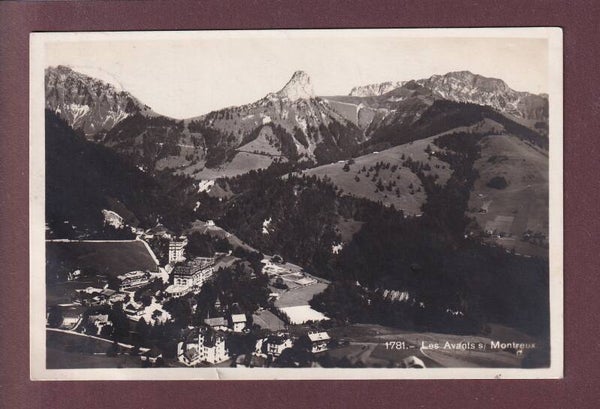 LES AVANTS sur Montreux - 1930