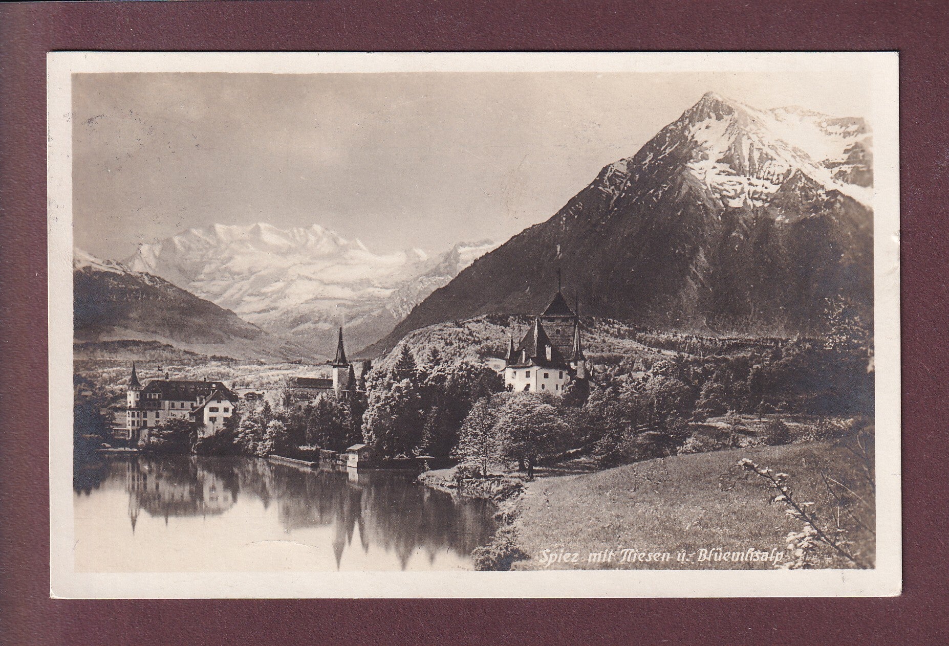 SPIEZ - Niesen - Blümlisalp - 1925