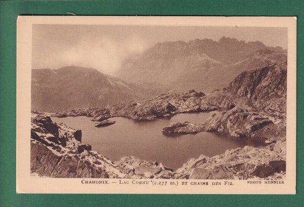 Chamonix - LAC CORNU - Chaîne des Fiz - 1929