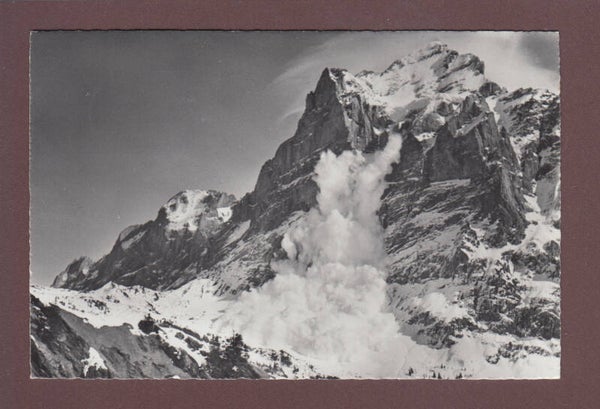 Staublawine am WETTERHORN - 1966