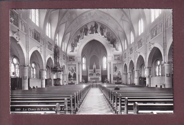 LA CHAUX-DE-FONDS - Intérieur de l'Eglise catholique romaine