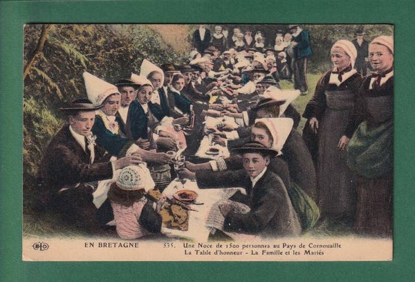 BRETAGNE - Cornouaille - Noce - 1919