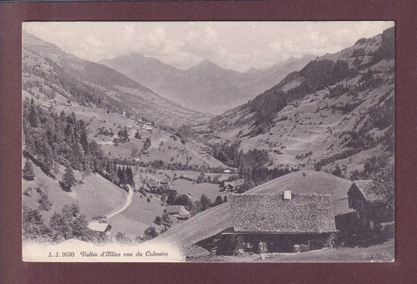 Vallée d'ILLIEZ vue du Calvaire