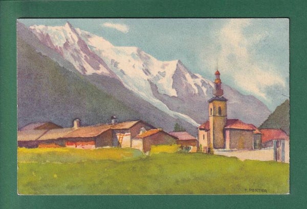 ARGENTIERES près Chamonix - 1934 F. Portier