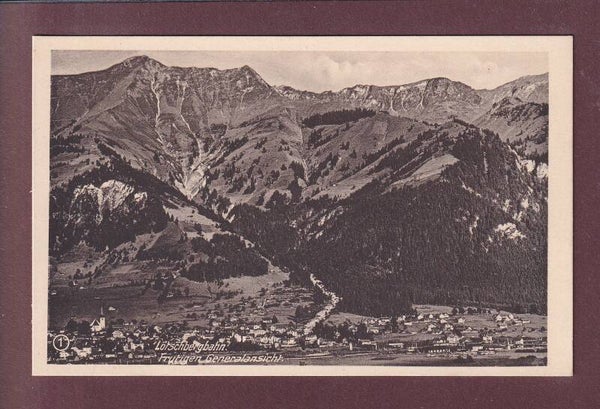 Lötschbergbahn - FRUTIGEN - Generalansicht