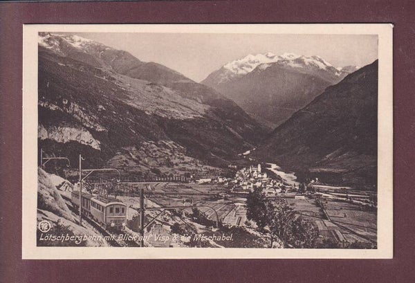 Lötschbergbahn - VISP - Mischabel