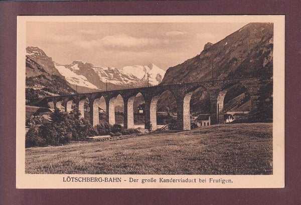 Lötschbergbahn - Viadukt bei FRUTIGEN
