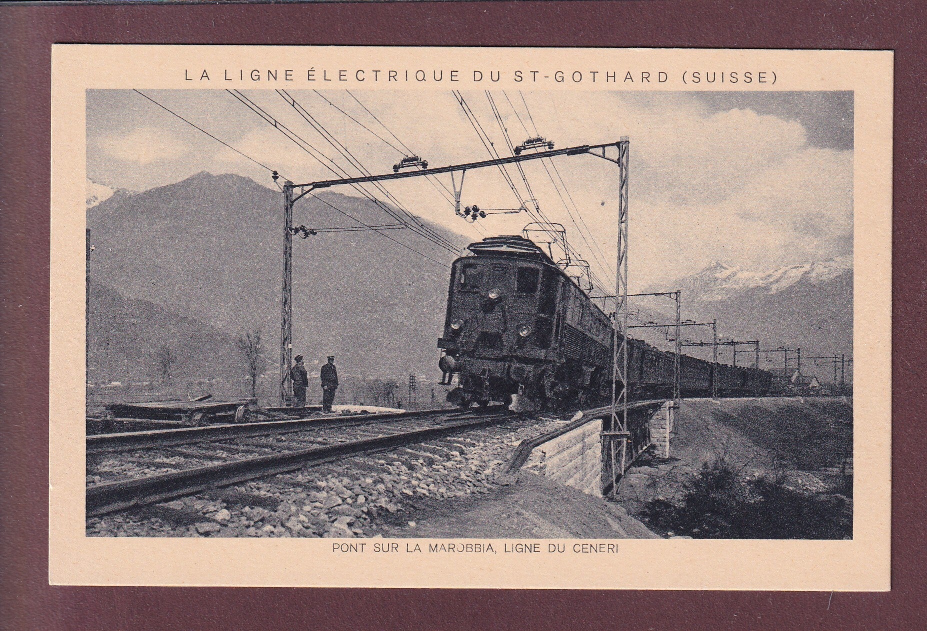 Ligne St. Gothard - Pont MAROBBIA - Ligne du Ceneri