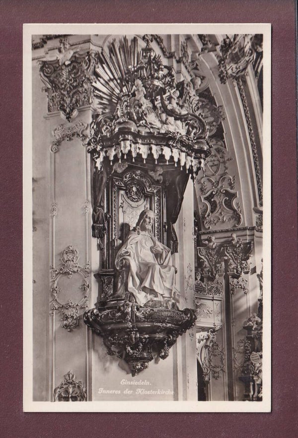 EINSIEDELN - Inneres der Klosterkirche