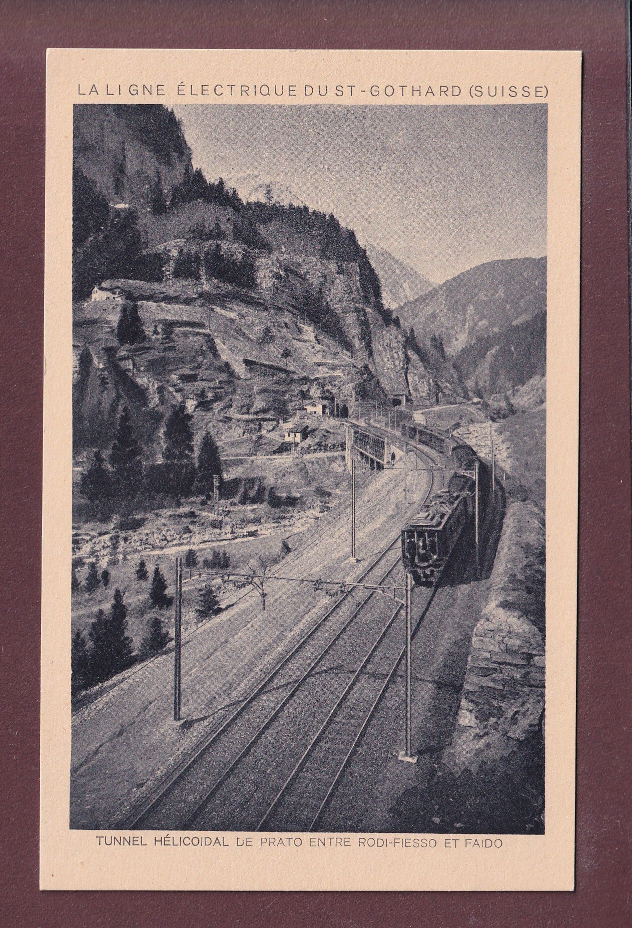 Ligne St. Gothard - Tunnel de PRATO