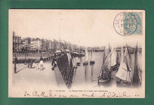 LE HAVRE - Anse des Pêcheurs - 1904