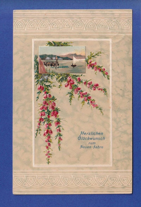 NEUJAHR - Blumen - 1908