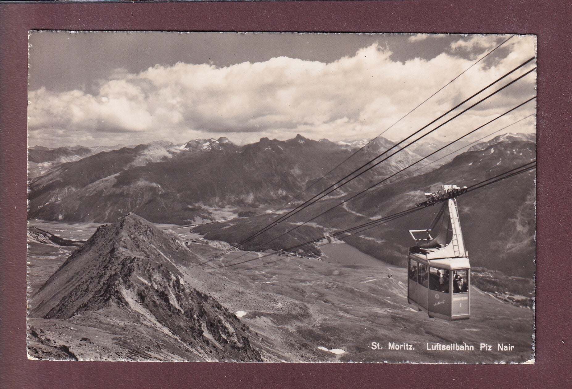 ST. MORITZ - Luftseilbahn Piz Nair