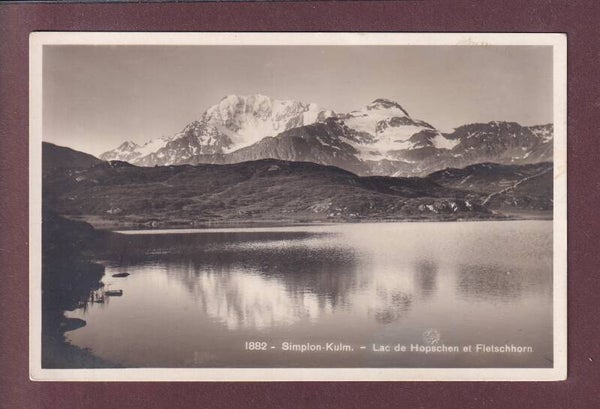 SIMPLON-KULM - Lac de Hopschen