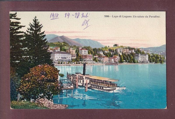 LUGANO - Un saluto da Paradiso - Nave