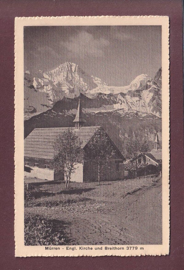 MÜRREN - Englische Kirche - Breithorn
